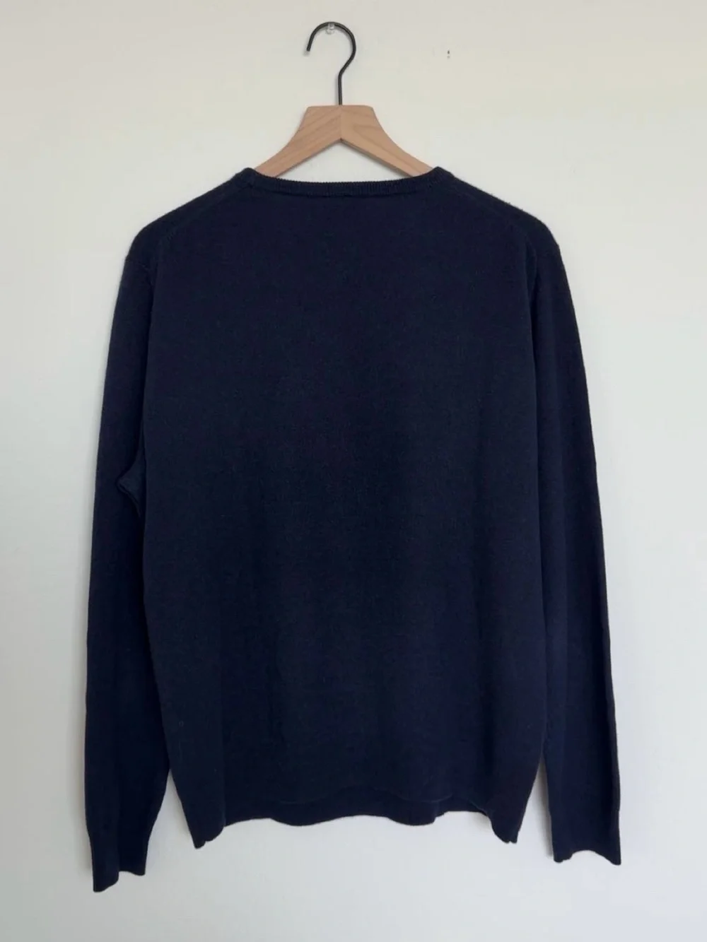J. Crew Navy Cashmere Crewneck Sweater